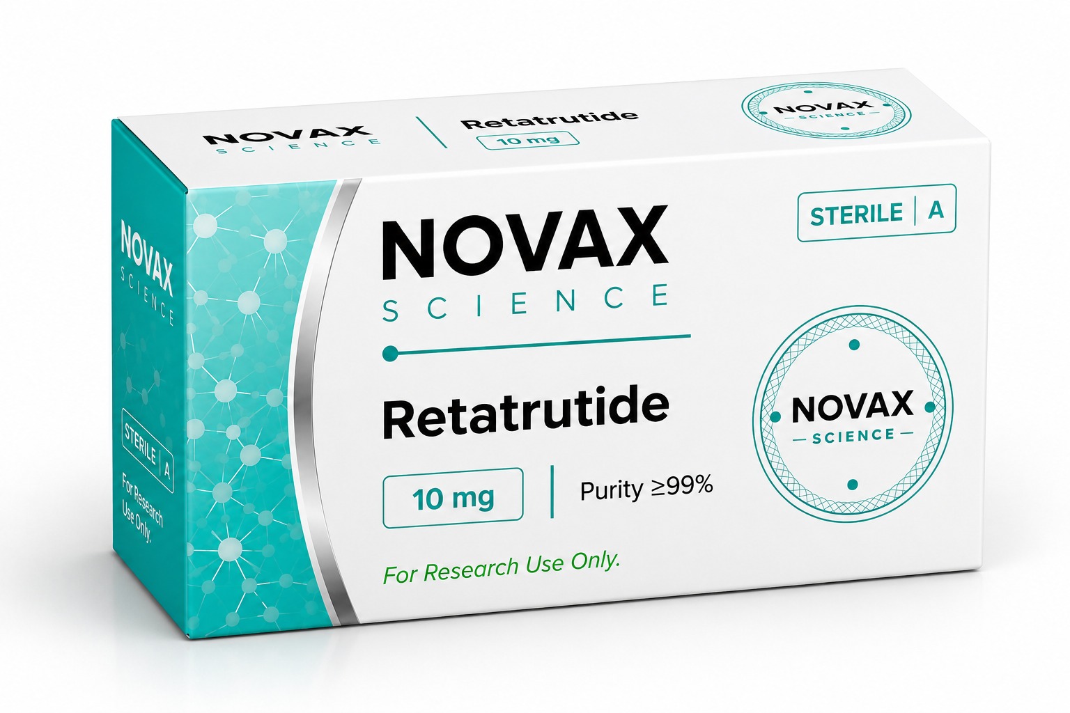 Novax Science product packaging